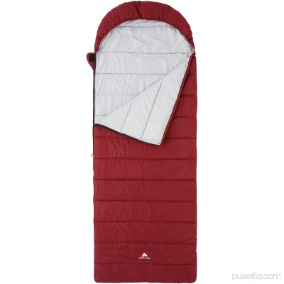 Ozark Trail 50F Warm Weather Hooded Rectangular Sleeping Bag 564261079